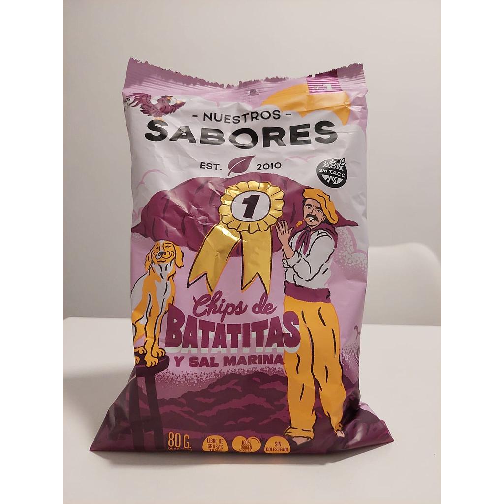 Chips de batatitas Nuestros sabores