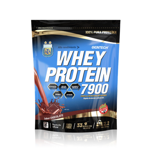 Whey protein 7900 chocolate 1kg Gentech