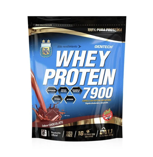 Whey protein 7900 chocolate 500g Gentech