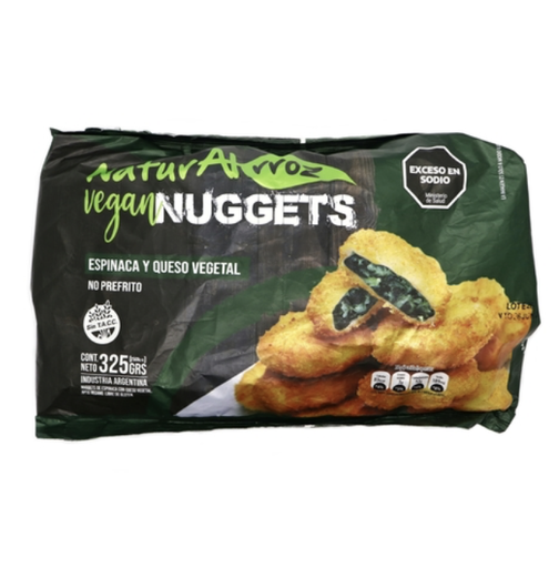 Nuggets Vegano Espinaca 325g Green Naturalrroz